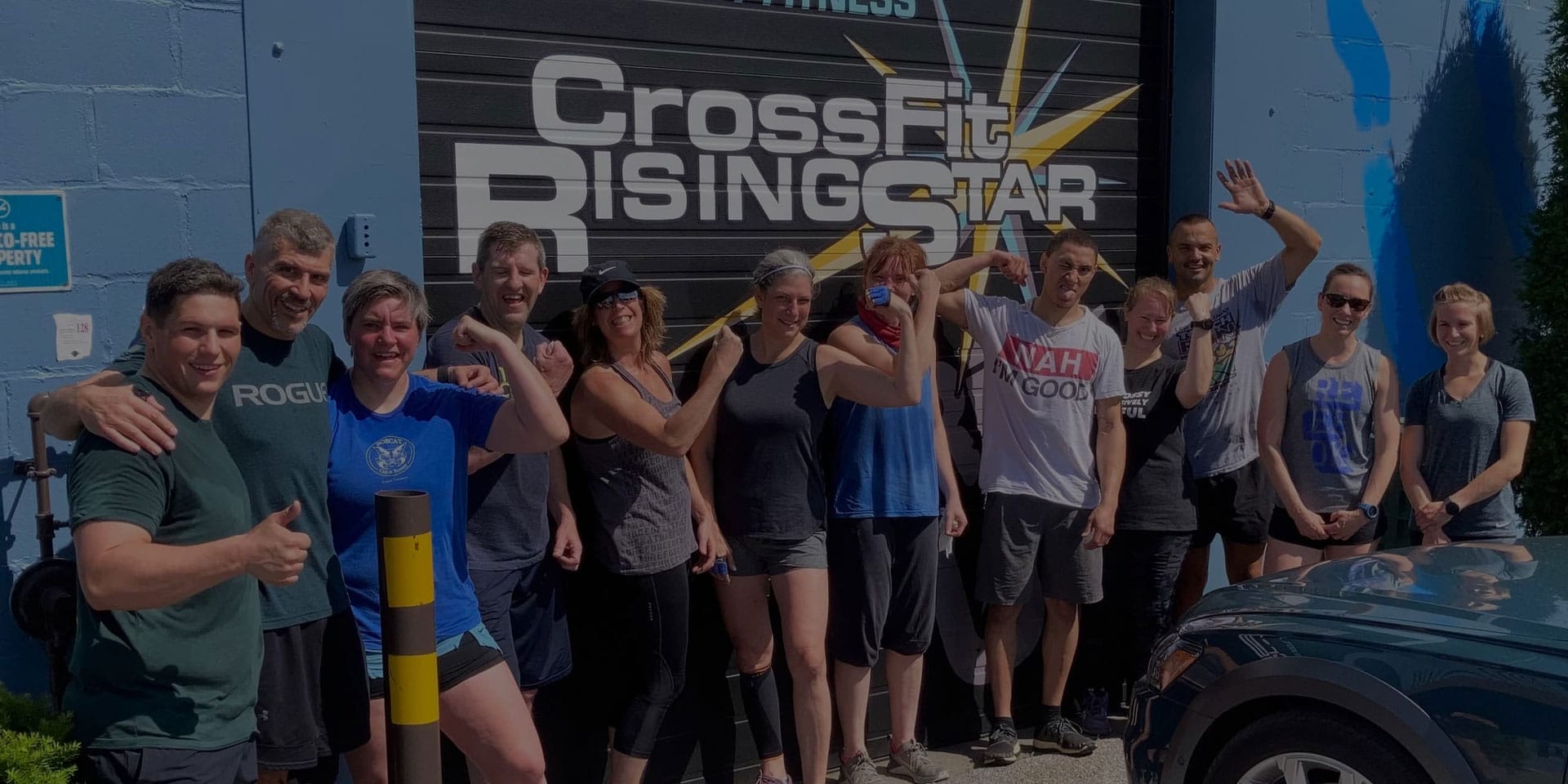 People in front of Marble Valley Strength and Conditioning